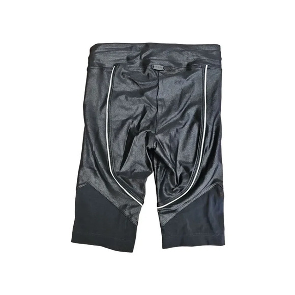 KORAL Women's Black High Waist Activewear Biker Shorts Small - Picture 8 of 9